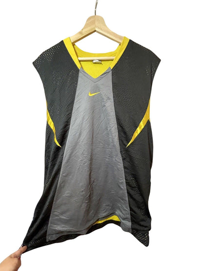 Vintage Nike Fitdry Jersey XXL Black/Grey/Gold Basketball - Scroll through thrift