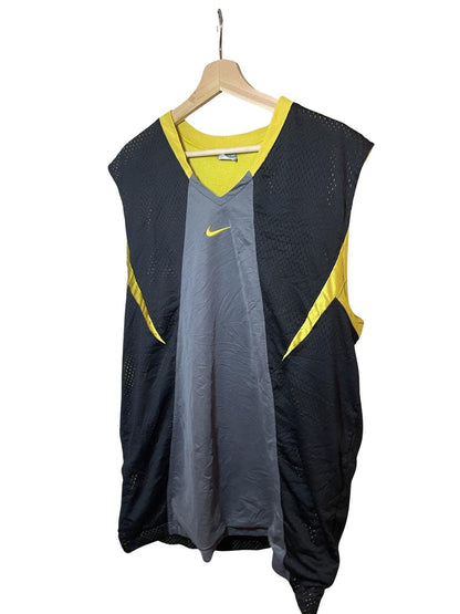 Vintage Nike Fitdry Jersey XXL Black/Grey/Gold Basketball - Scroll through thrift